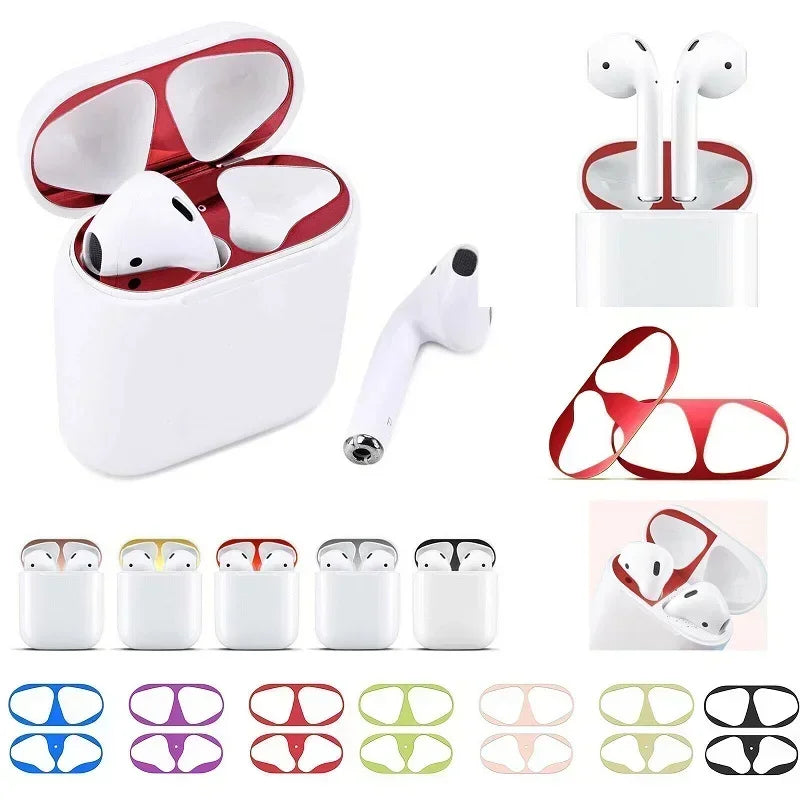 Naklejki ochronne AirPods dla modeli Apple AirPods 1, 2, 3, Pro oraz Pro 2