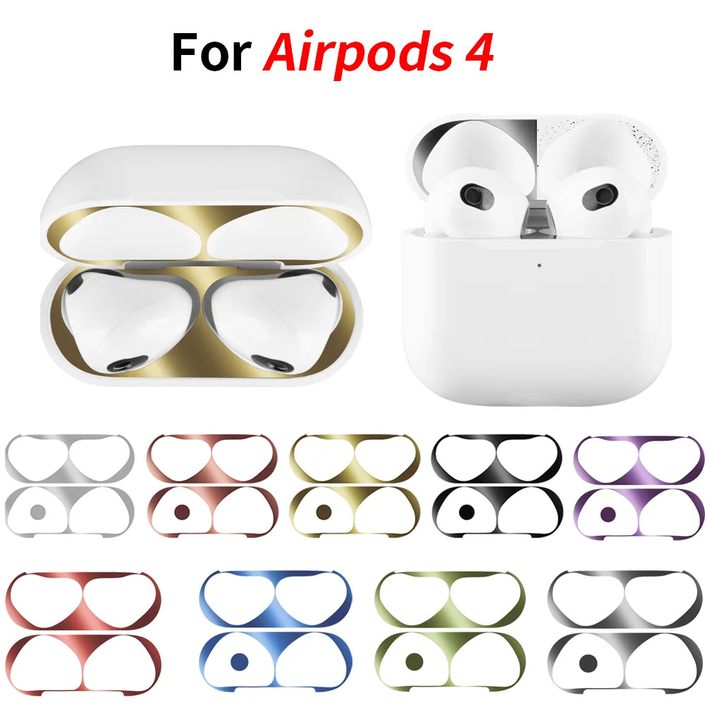 Naklejki ochronne AirPods dla modeli Apple AirPods 1, 2, 3, Pro oraz Pro 2